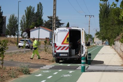 El carril bici entre Valladolid y Simancas ya está en uso.