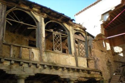 Imagen de detalle del interior del edificio.