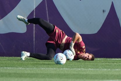Entrenamiento de jueves del Real Valladolid.