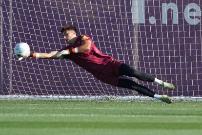 Entrenamiento de jueves del Real Valladolid.