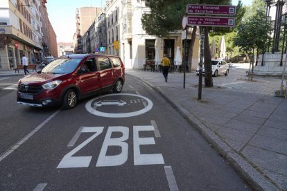 La Zona de Bajas Emisiones de Valladolid.