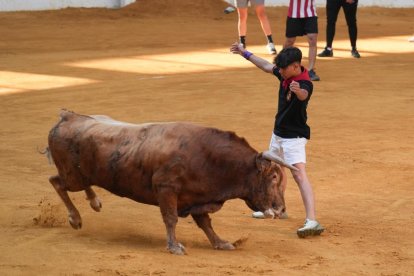 Encierro por las calles de Íscar