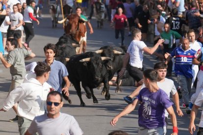 Encierro por las calles de Íscar