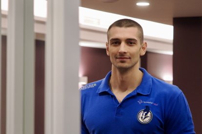 Presentación de Rares Fodorean como nuevo jugador del Recoletas Atlético Valladolid.