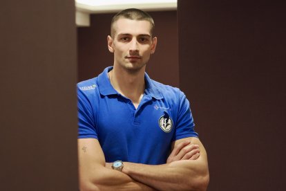 Presentación de Rares Fodorean como nuevo jugador del Recoletas Atlético Valladolid.