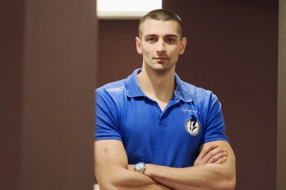 Presentación de Rares Fodorean como nuevo jugador del Recoletas Atlético Valladolid.