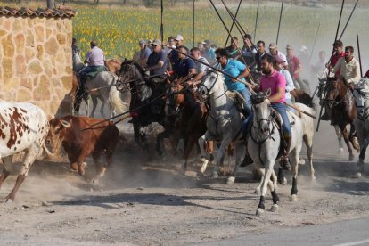 Encierro por el campo en Íscar