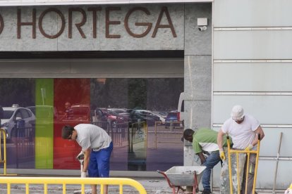 Obras en el Río Hortega en sus accesos, viales y aparcamiento