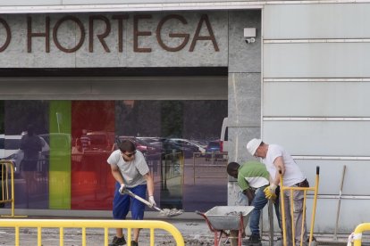 Obras en el Río Hortega en sus accesos, viales y aparcamiento
