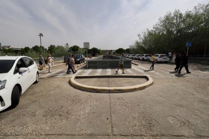 Obras en el Río Hortega en sus accesos, viales y aparcamiento