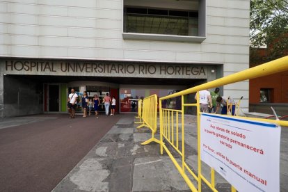 Obras en el Río Hortega en sus accesos, viales y aparcamiento