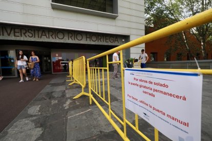 Obras en el Río Hortega en sus accesos, viales y aparcamiento