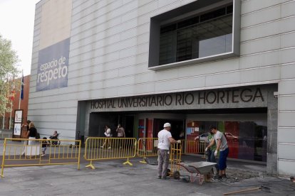 Obras en el Río Hortega en sus accesos, viales y aparcamiento
