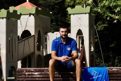 Presentación de Stjepan Jozinovic como nuevo jugador del Recoletas en el Hotel Plaza Colón.
