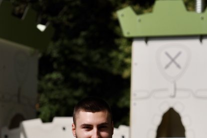 Presentación de Stjepan Jozinovic como nuevo jugador del Recoletas en el Hotel Plaza Colón.