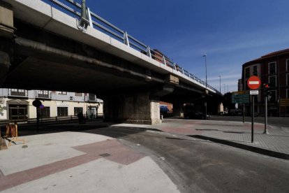 Finalización de las obras del entorno del viaducto de Arco de Ladrillo en Valladolid.