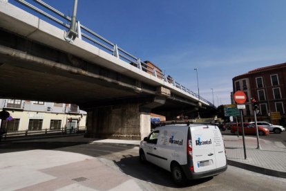 Finalización de las obras del entorno del viaducto de Arco de Ladrillo en Valladolid.