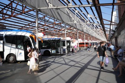 Avanzan las obras de la estación de autobuses de Valladolid.