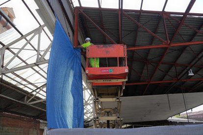 Avanzan las obras de la estación de autobuses de Valladolid.