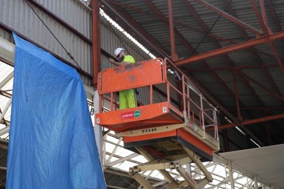 Avanzan las obras de la estación de autobuses de Valladolid.