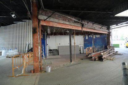 Avanzan las obras de la estación de autobuses de Valladolid.