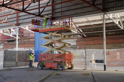 Avanzan las obras de la estación de autobuses de Valladolid.