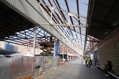 Avanzan las obras de la estación de autobuses de Valladolid.