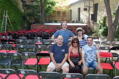 Juan Hernández, Fernando Polanco Uyá, Teresa Lázaro, Rosa Mª Cantalapiedra y Jesús Peña