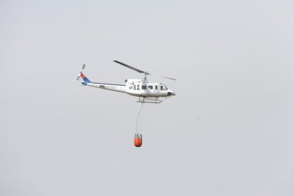 Incendio en Puercas, en Zamora.