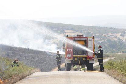 Incendio en Puercas, en Zamora.