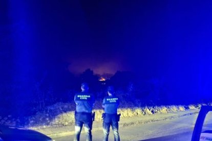 Incendio en Molezuelas de la Carballeda en Zamora.