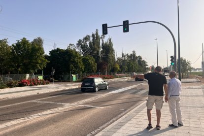 Fotos carril bici Camino Viejo Simancas.