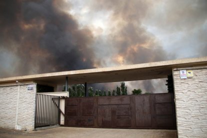 Incendio en Herreros de Jamuz.