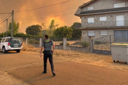 Incendio forestal de Molezuelas de la Carballeda, Zamora