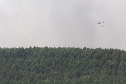 Incendio en Anllares del Sil (León)