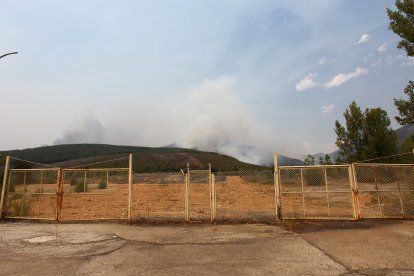 Incendio en Anllares del Sil (León)