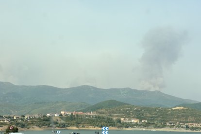 Incendio en Boca de Huérgano (León).