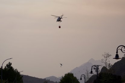 Incendio en Boca de Huérgano (León).