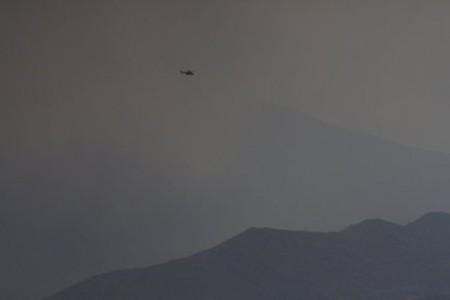 Incendios entre las comarcas del Bierzo y La Cabrera (León).