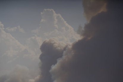 Incendios entre las comarcas del Bierzo y La Cabrera (León).