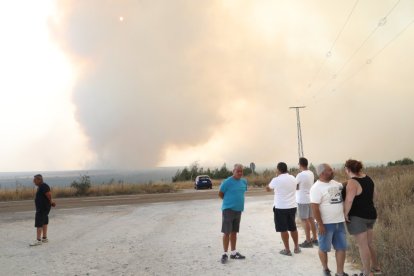 Incendio en el norte de Palencia.
