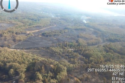Incendio de El Payo en Salamanca en nivel 1 del IGR.