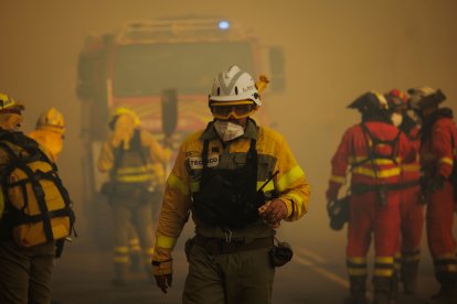 Incendio forestal en El Payo (Salamanca) en nivel 2.