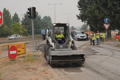Obras de humanización de la VA-20.