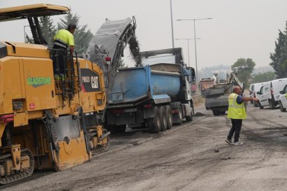 Obras de humanización de la VA-20.
