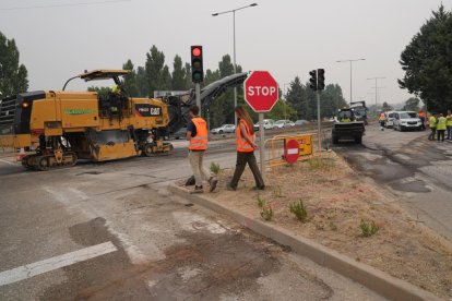 Obras de humanización de la VA-20.