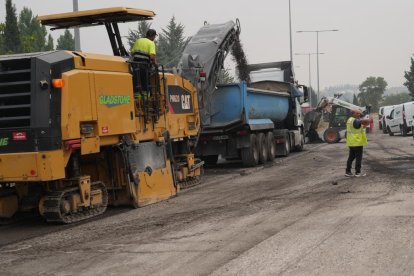 Obras de humanización de la VA-20.