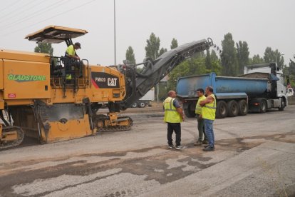 Obras de humanización de la VA-20.