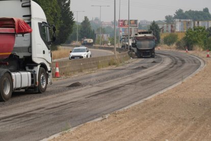 Obras de humanización de la VA-20.