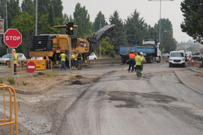Obras de humanización de la VA-20.